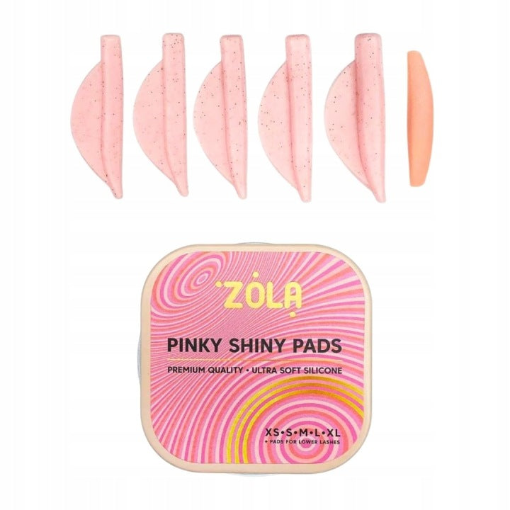 Pinky Shiny Pads Silikonové natáčky pro laminaci řas (6 párů) od Zola