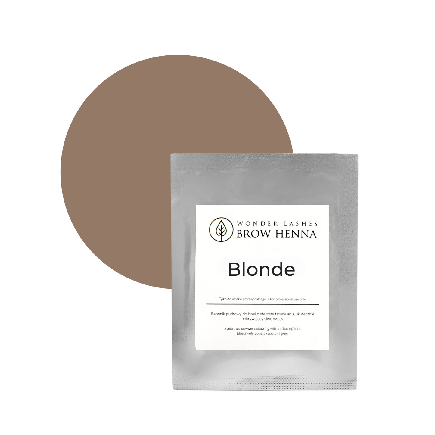 Henna na obočí Wonder Brow - blond, sáček 1g