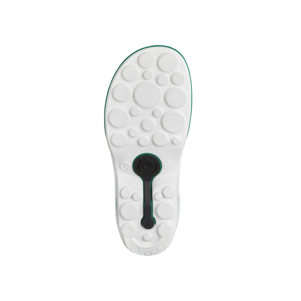 CLOG OP-Schuhe grün-weiß