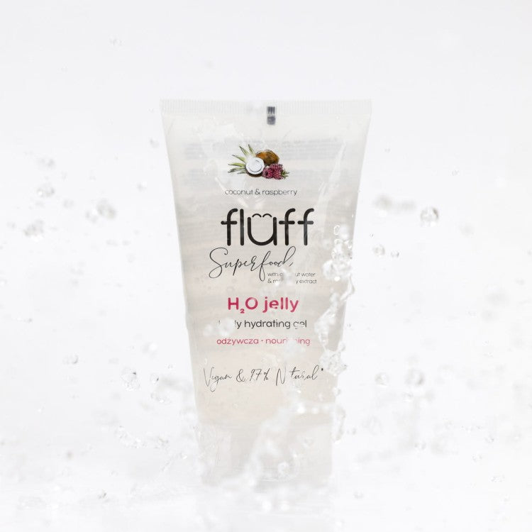 H2o Gel, tělový hydratační gel 150 ml malina a kokos