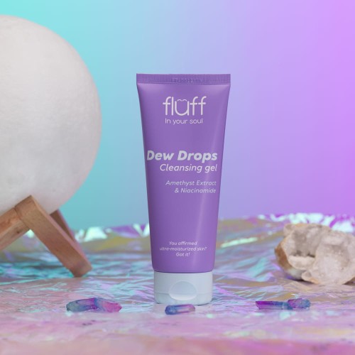DEW DROPS - Čistící gel na obličej s ametystem a niacinamidem 100ml