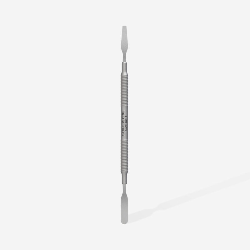 Manicure pusher SMART 60 TYPE 1 (rounded flat and conical flat pusher) - STALEKS