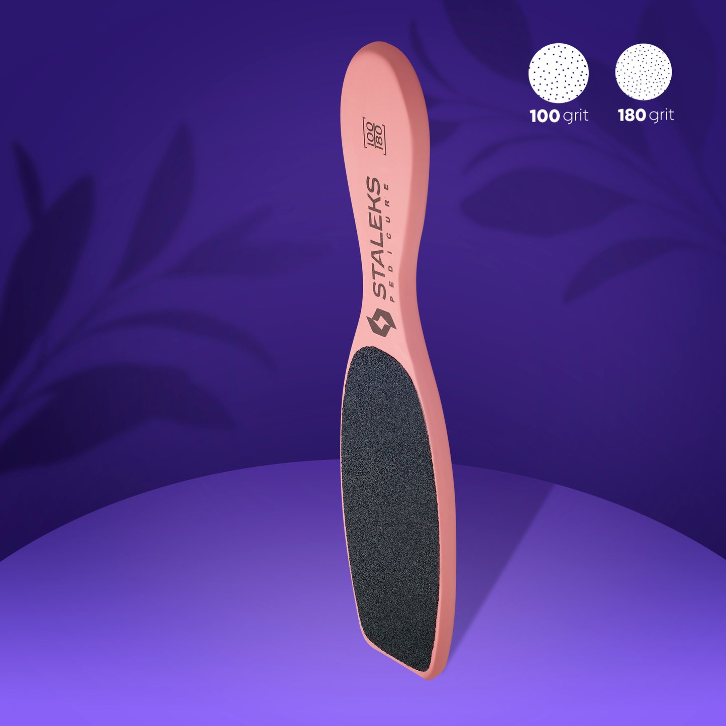 Wooden foot file BEAUTY & CARE 20 TYPE 3 100/180 grit - STALEKS