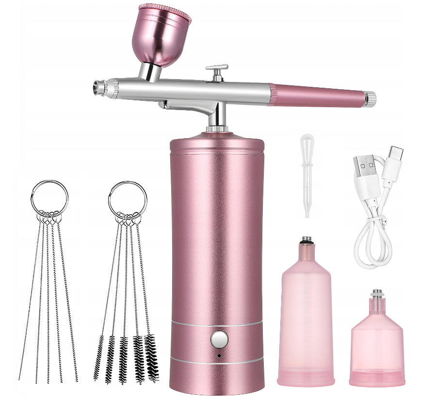 Airbrush - sada na barvení obočí růžová