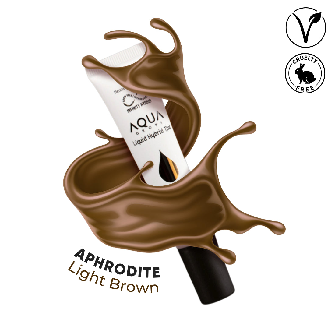 Aqua Drops APHRODITE Tint - světle hnědá