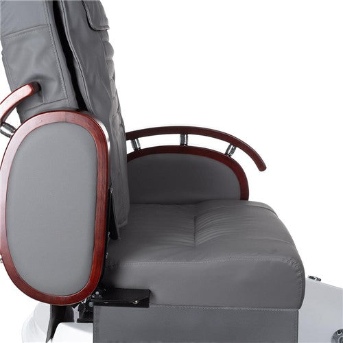 BR-2307 Grauer Pedikürestuhl mit Massage