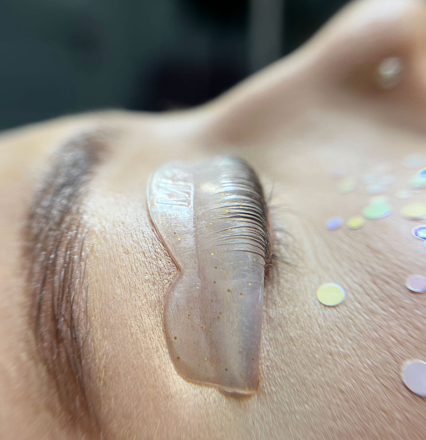 Silicone glitter pads Clouds