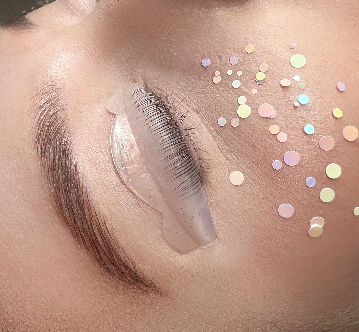 Silicone glitter pads Clouds