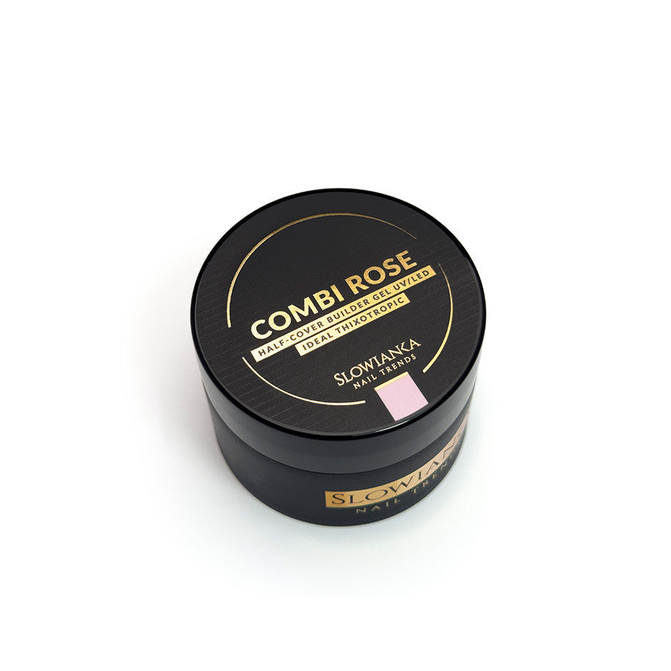 SLOWIANKA Stavební gel COMBI RŮŽE POLOVIČNÍ KRYTÍ - ideální tixotropní 15g