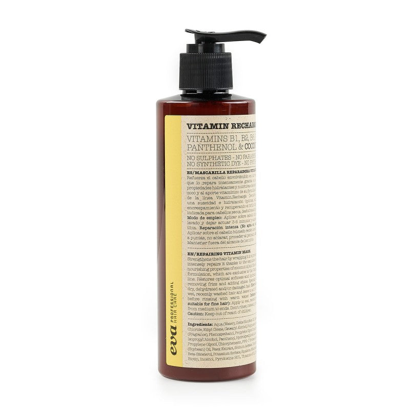 Curl care routine with Vitamin Recharge Orange