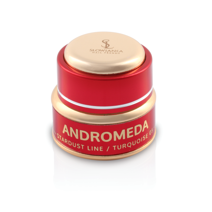SLOWIANKA Zrcadlový efekt 05 Andromeda Turquoise 2g prášek