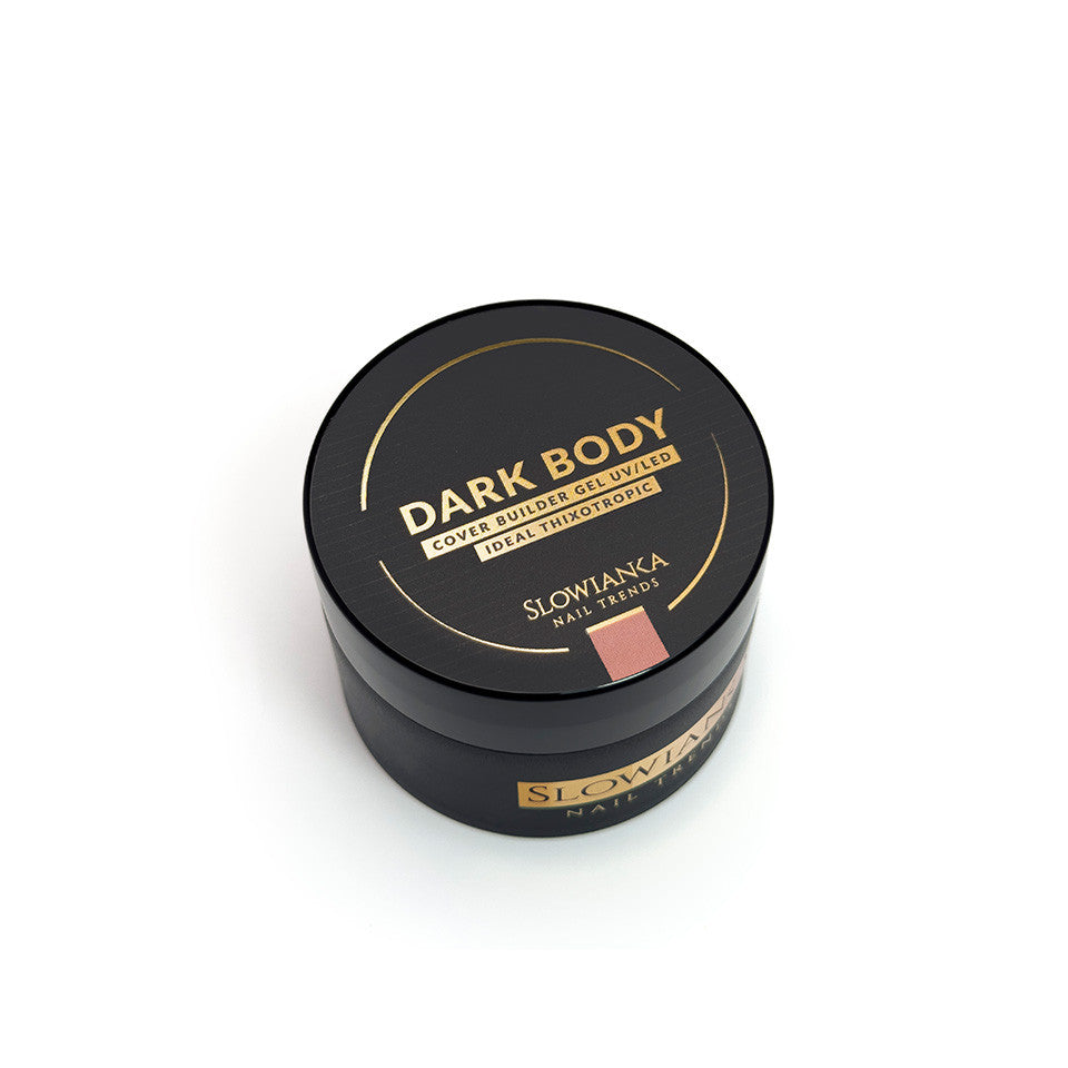 SLOWIANKA Konstrukční gel DARK BODY COVER - ideální tixotropní 50g