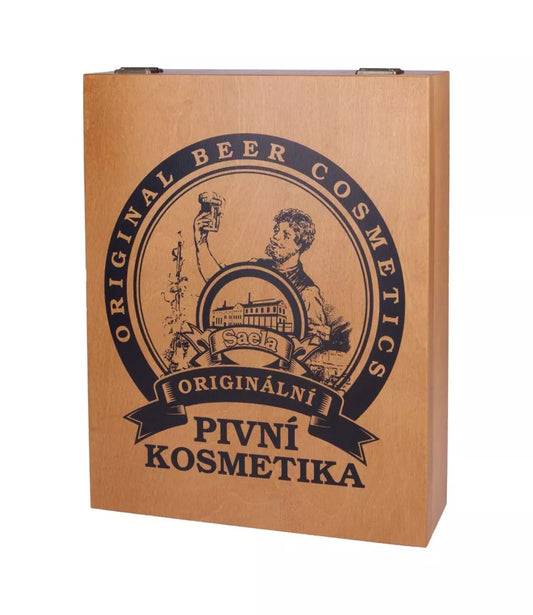 BEER COSMETICS GIFT PACK - WOODEN SET