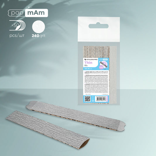 Disposable papmAm files SMART 22 240 grit (50 pcs) - STALEKS
