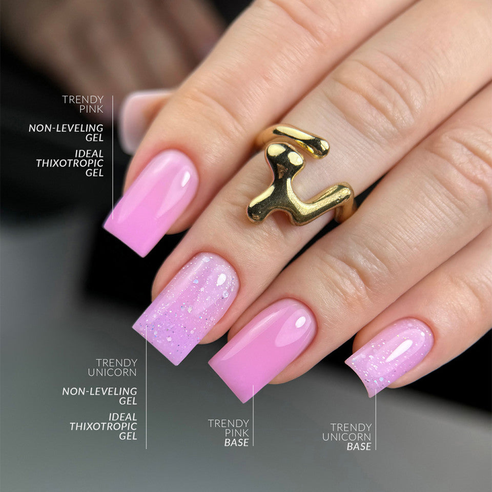 SLOWIANKA Stavební gel TRENDY UNICORN COVER - nevyrovnávací 15g