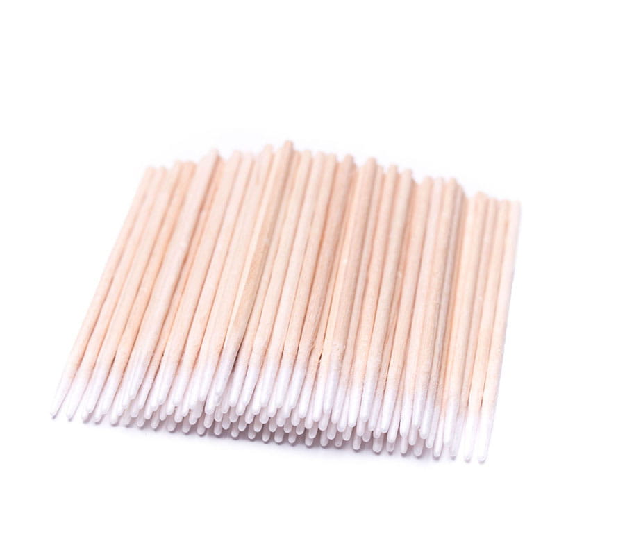Wooden cotton buds