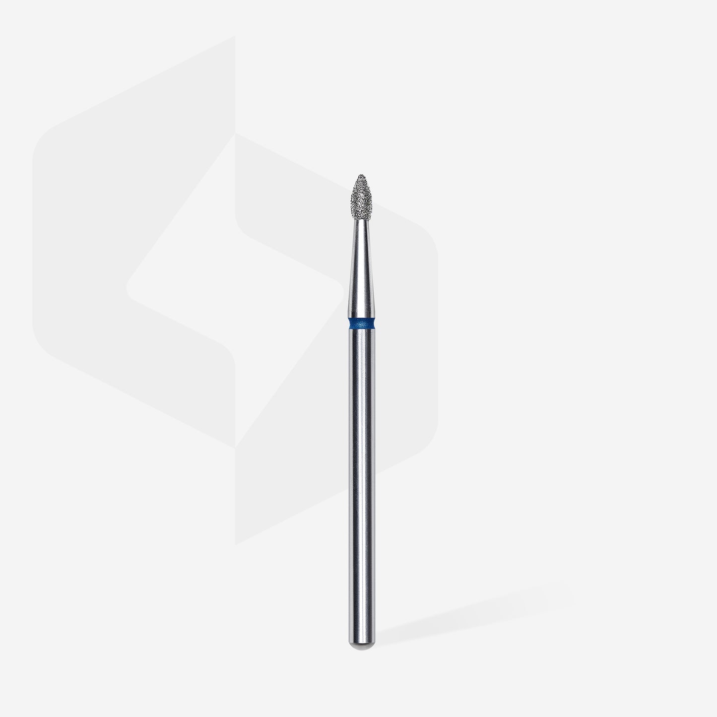 Diamantový vrták na nehty špičatý pupen modrý EXPERT průměr hlavy 1,8 mm / pracovní část 4 mm - STALEKS