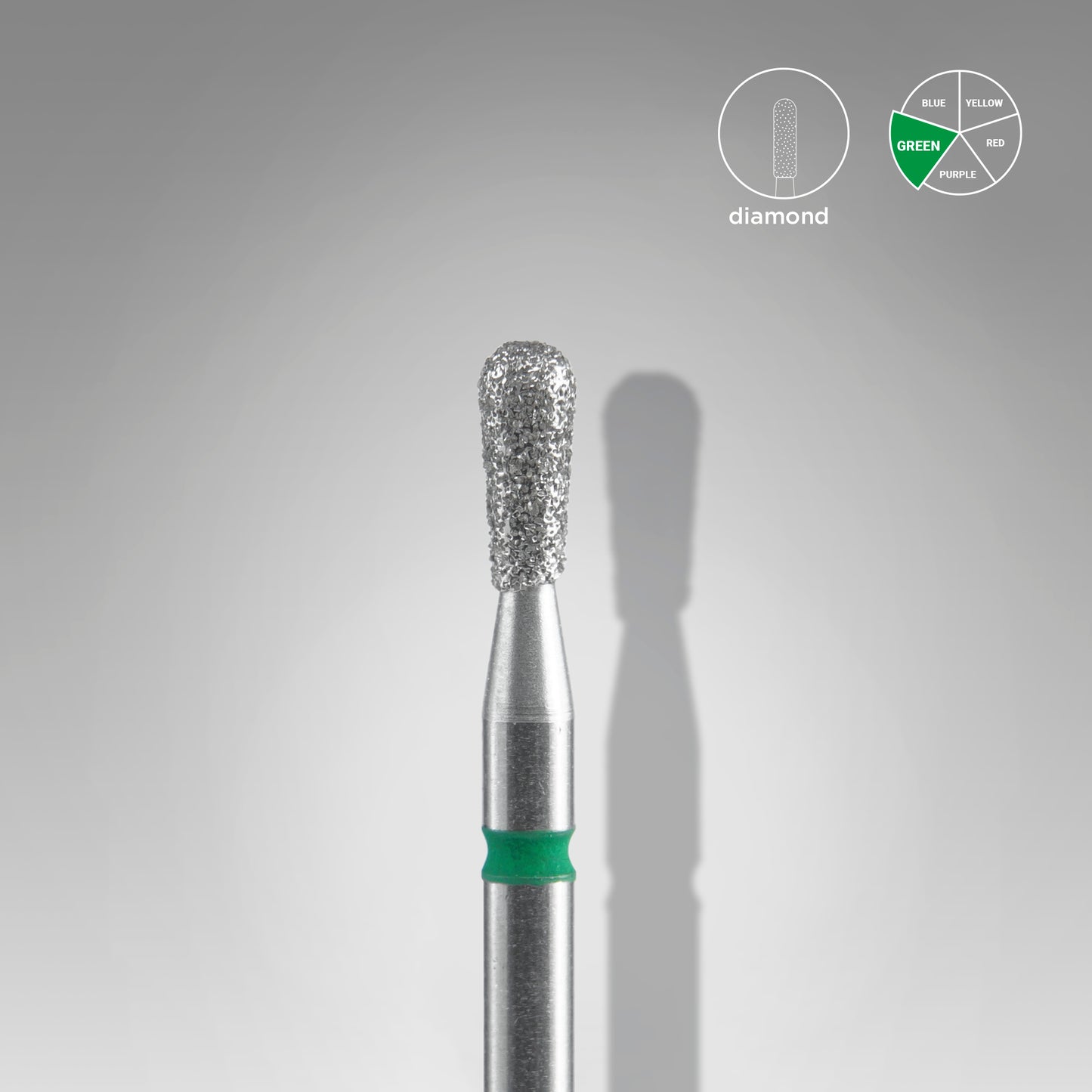 Diamantový vrták na hřebíky match zelená EXPERT průměr hlavy 2,3 mm / pracovní část 5 mm - STALEKS