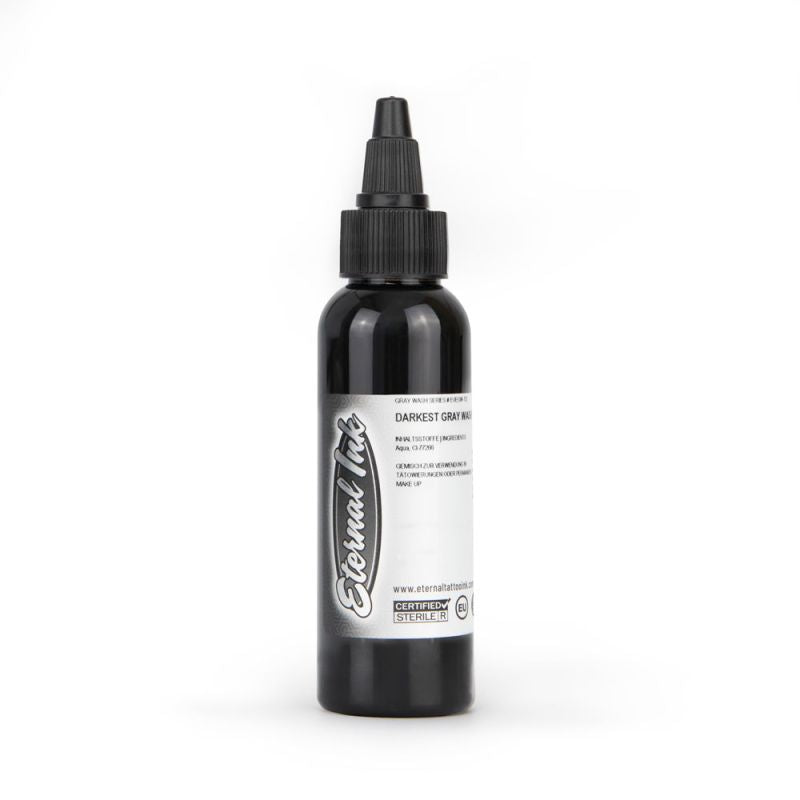 Inkoust Eternal Basic Color, nejtmavší šedý, 60ml