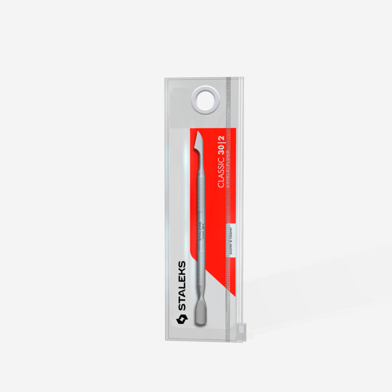 Manicure pusher CLASSIC 30 TYPE 2 (rounded narrow pusher and cleaner ) - STALEKS