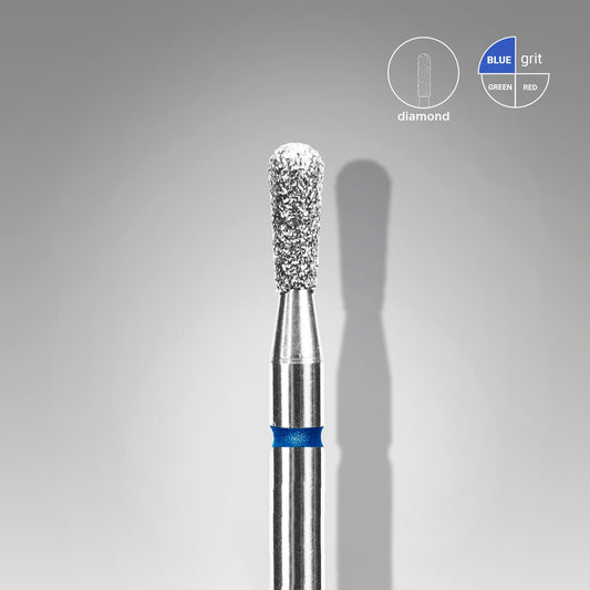 Diamantový vrták na nehty match blue EXPERT průměr hlavy 2,3 mm / pracovní část 5 mm - STALEKS