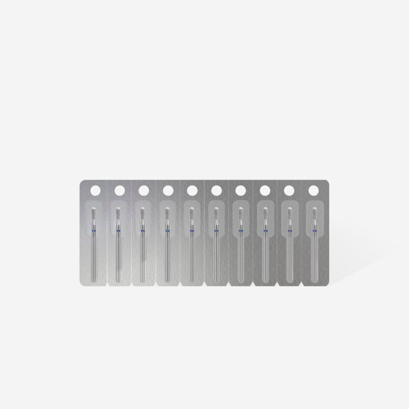 Diamantový vrták na nehty match blue EXPERT průměr hlavy 2,3 mm / pracovní část 5 mm - STALEKS
