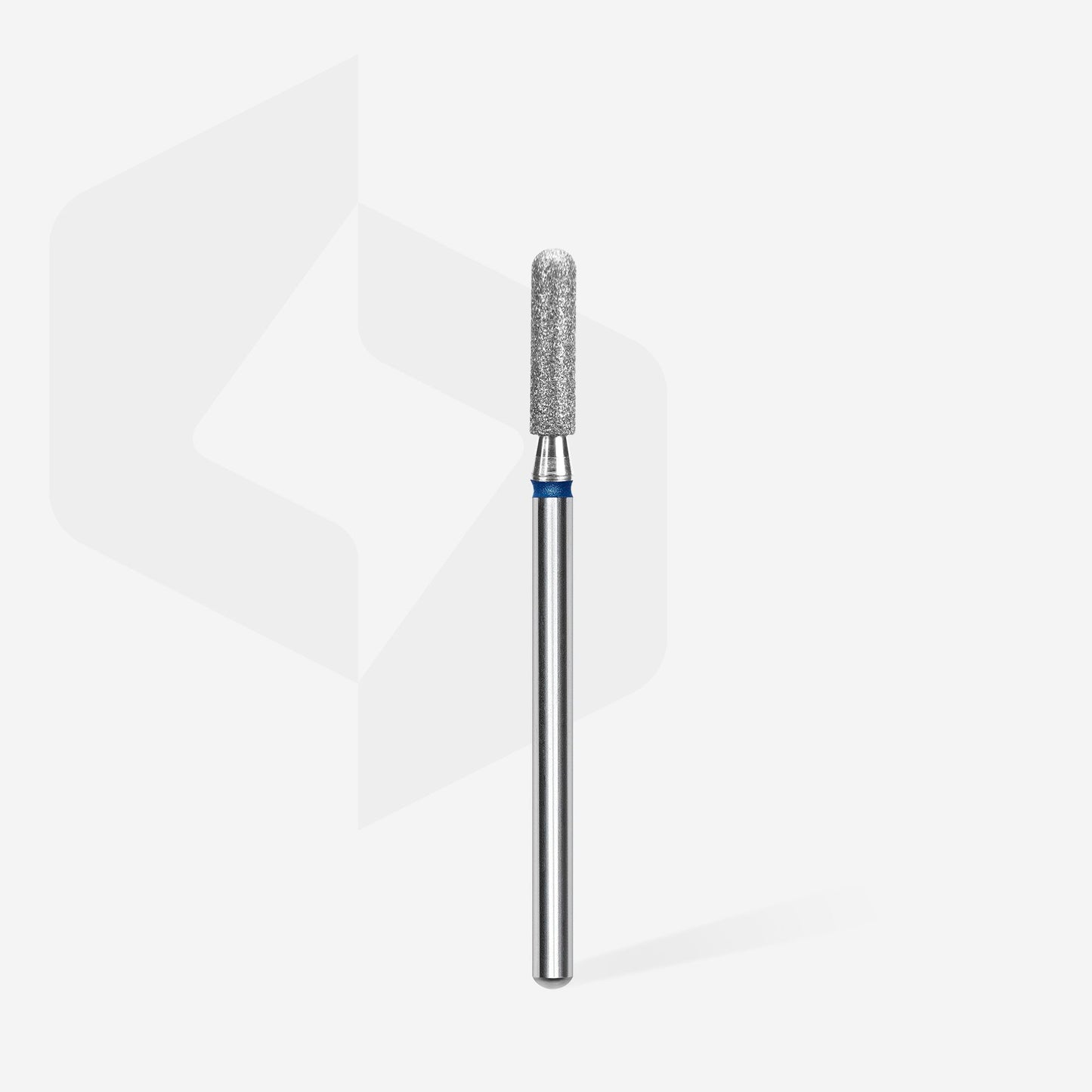 Diamantový vrták na nehty zaoblený válec modrý EXPERT průměr hlavy 2,5 mm / pracovní část 10 mm - STALEKS