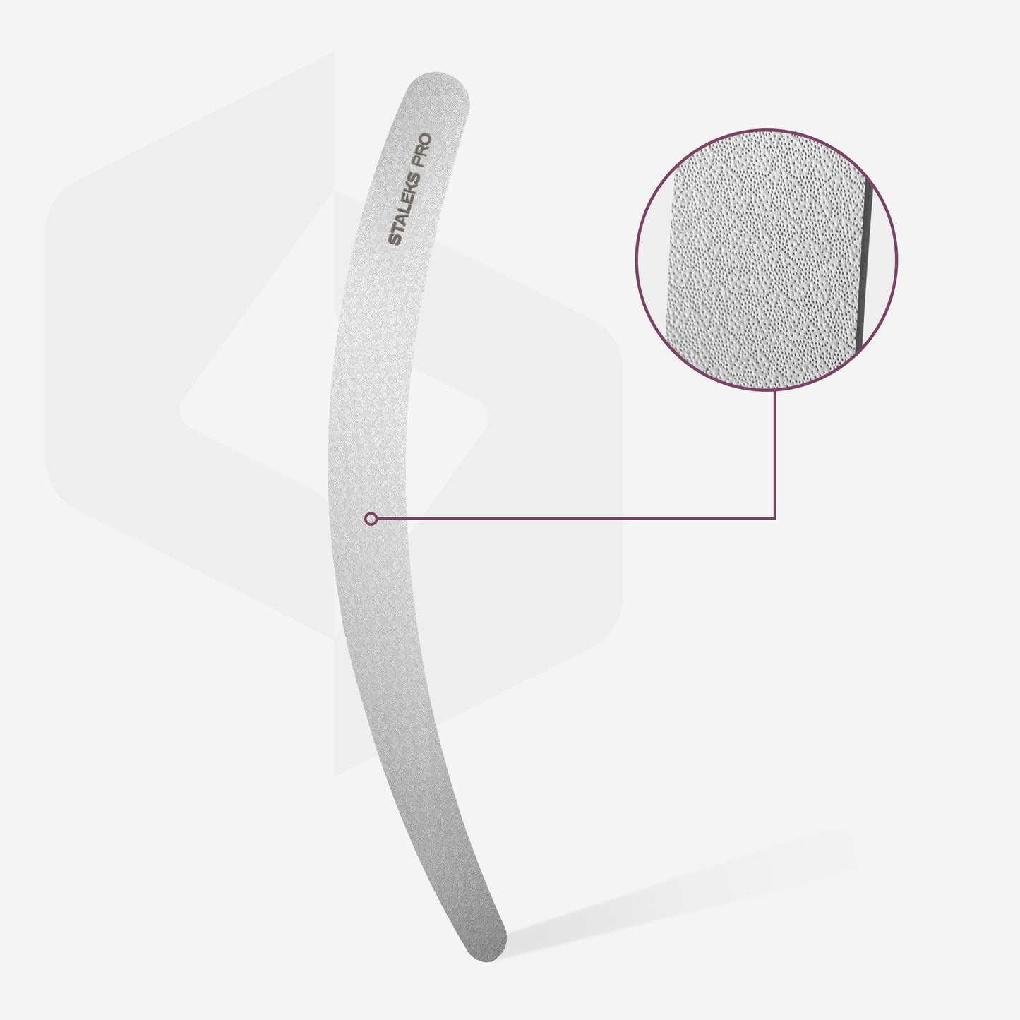 Laser nail file EXPERT 10 170 mm (curved) - STALEKS