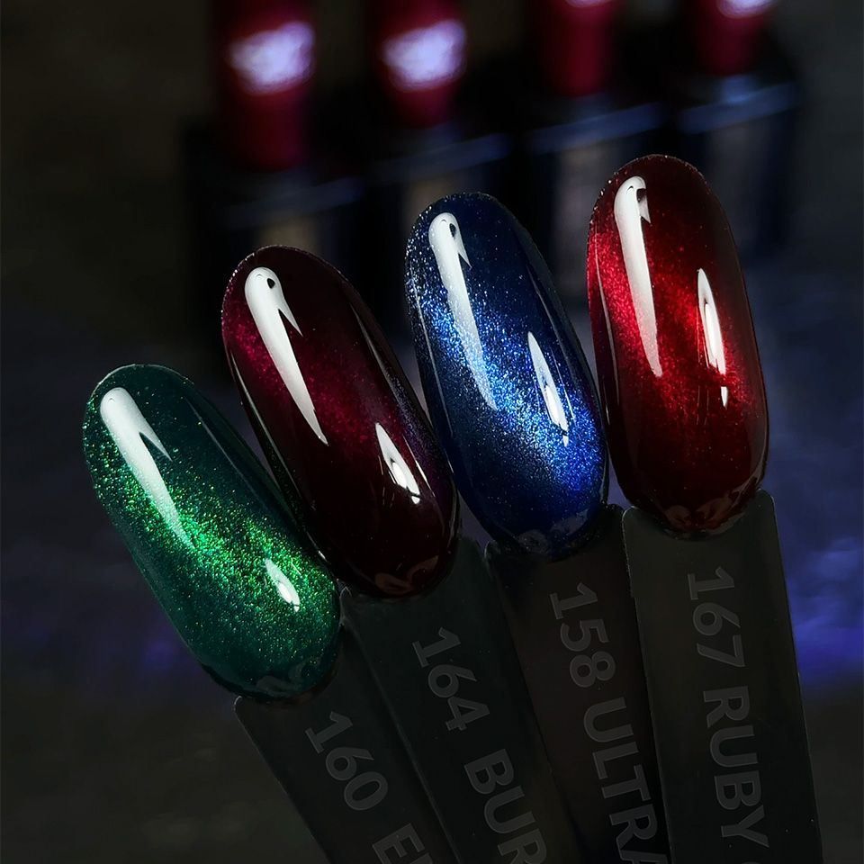 Gelový lak na sklo SLOWIANKA 164 Burgundy Glass 10g