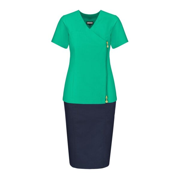INES medical women's sweatshirt with zip