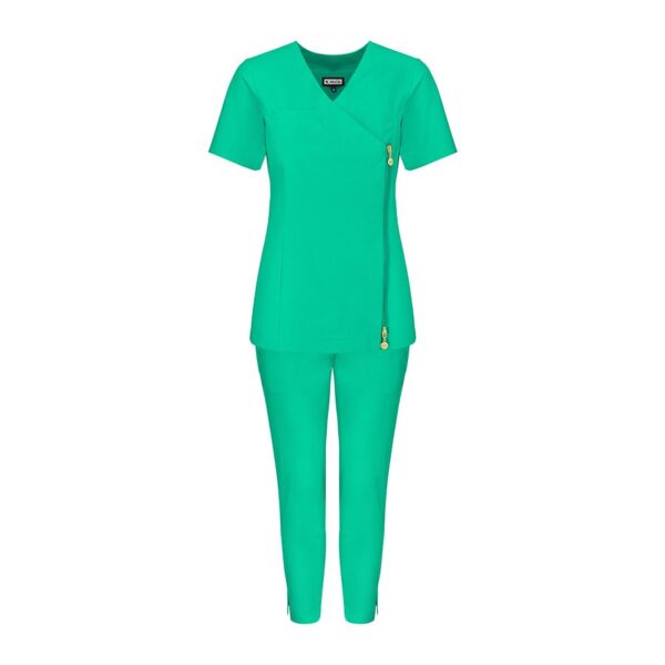 INES medical women's sweatshirt with zip