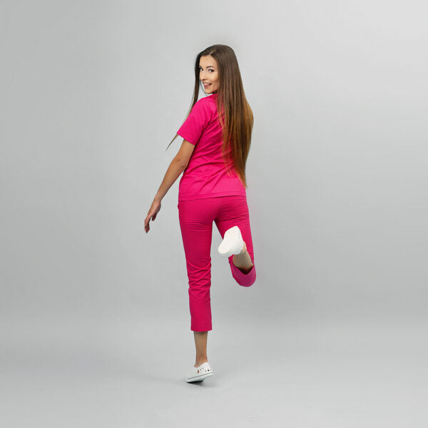 INES medical women's sweatshirt with zip