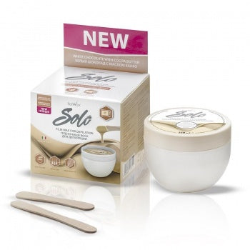 ItalWax FilmWax SOLO ve sklenici, bílá čokoláda do mikrovlnné trouby 250 ml