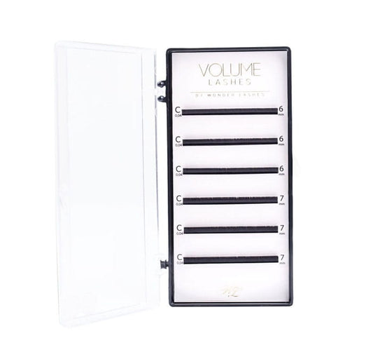 Bottom lashes 6-7 mm