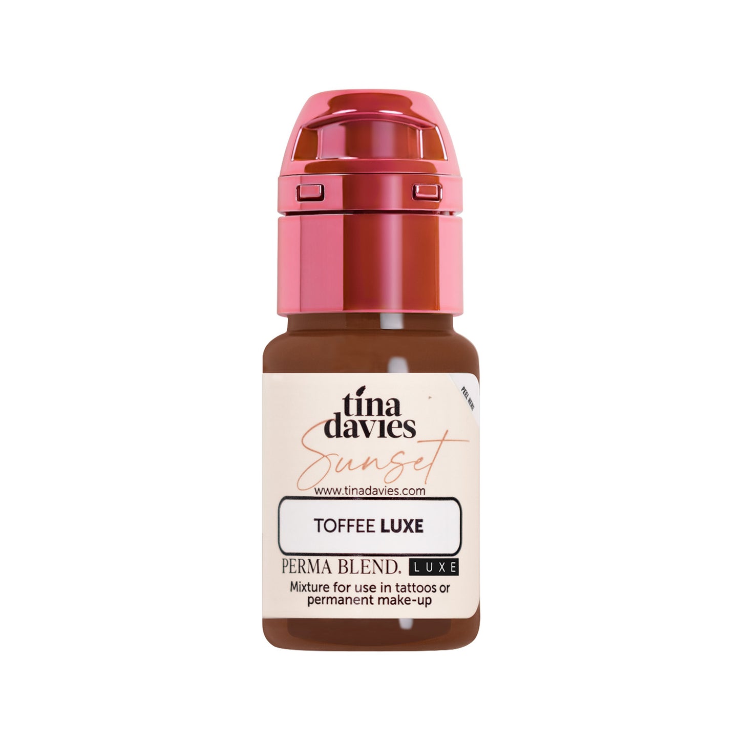 Perma Blend Luxe PMU Ink - Tina Davies Sunset Brow Collection - Complete Set of 4x 15 ml