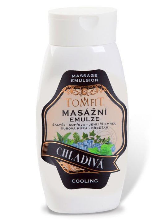 TOMFIT masážní emulze - chladivá 250 ml