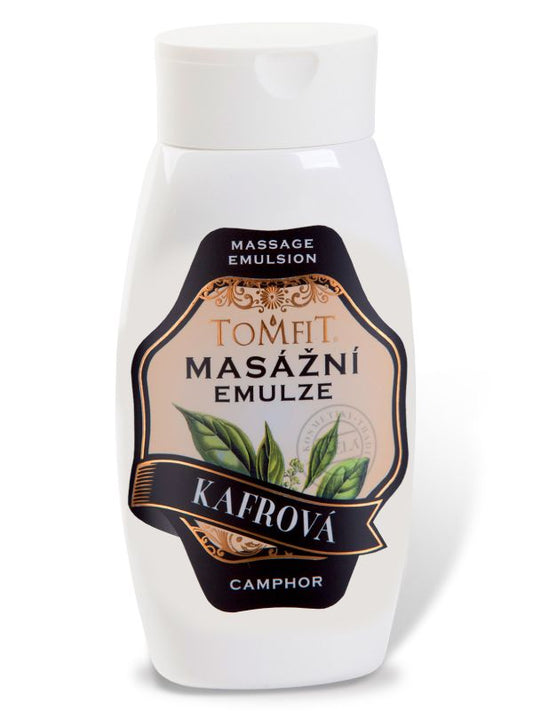 TOMFIT masážní emulze - kafr 250 ml