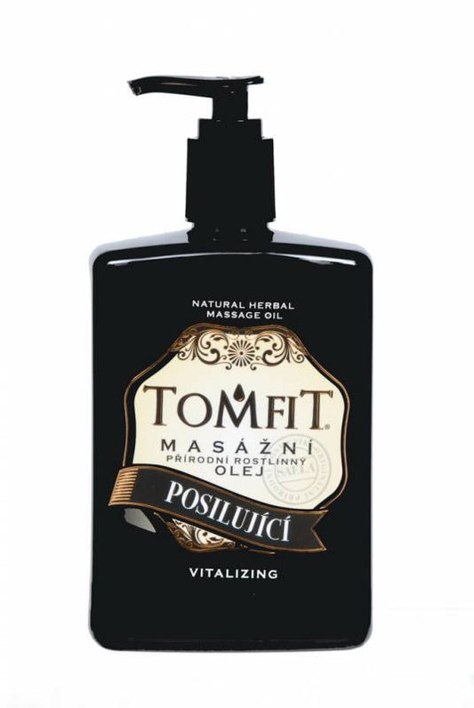 TOMFIT přírodní masážní olej - POSÍLUJÍCÍ 500 ml