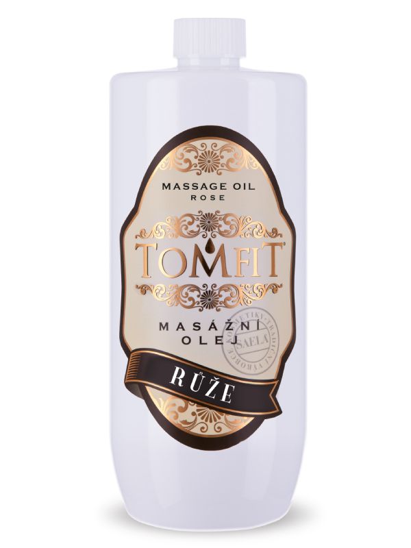 Masážní olej TOMFIT - růže 1l