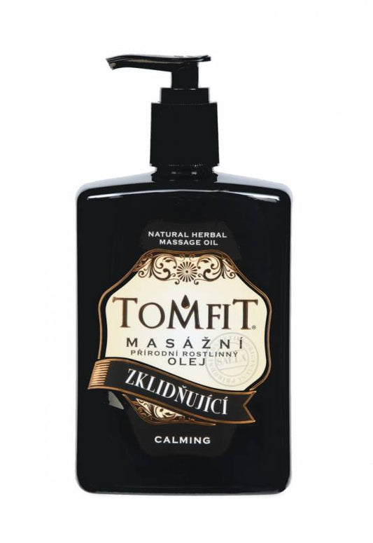 TOMFIT přírodní masážní olej - Zklidňující 500 ml