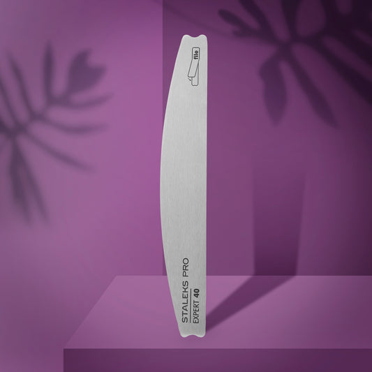 Crescent metal base for nail file EXPERT 40 - STALEKS