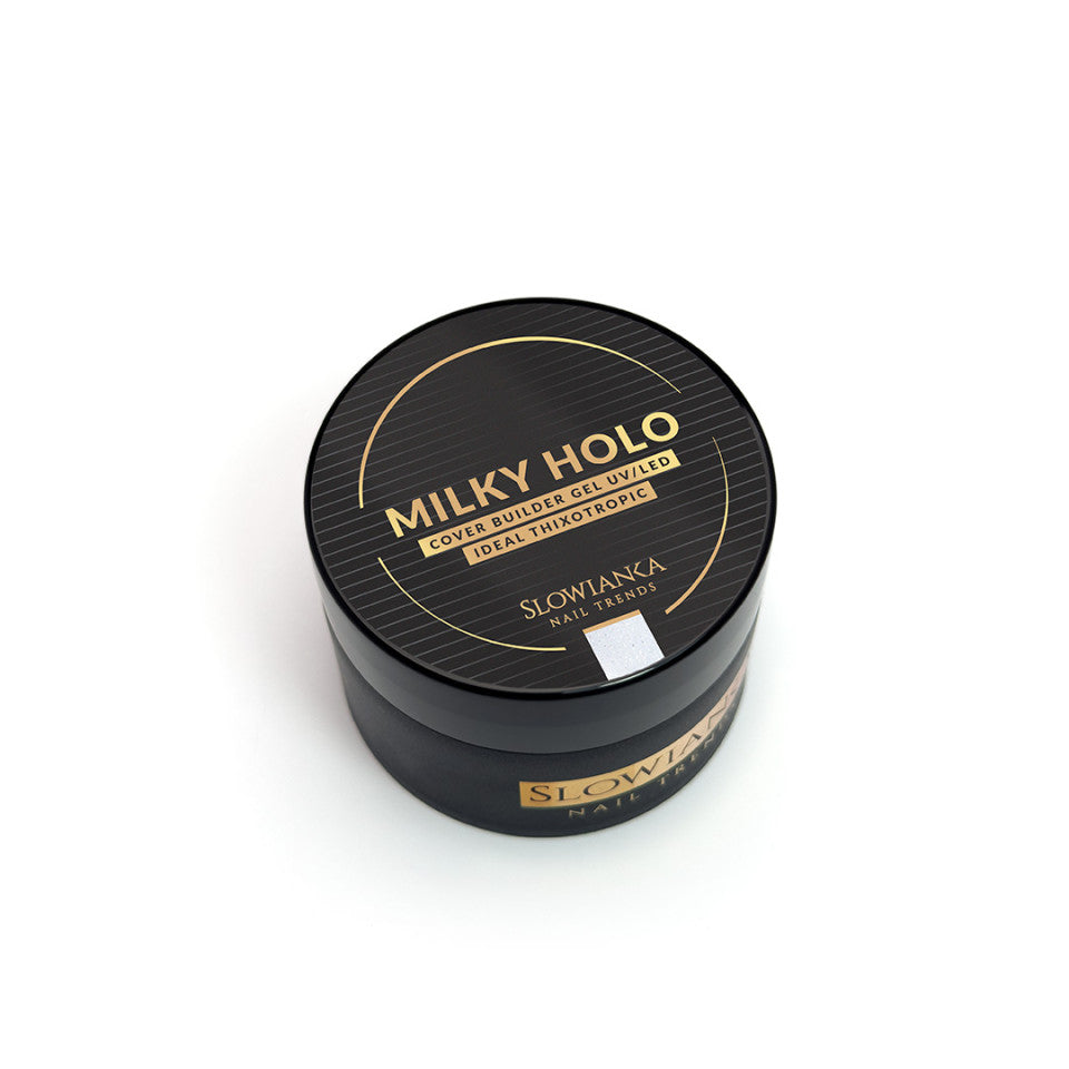 Slowianka Stavební gel MILKY HOLO COVER - ideální tixotropní 50g