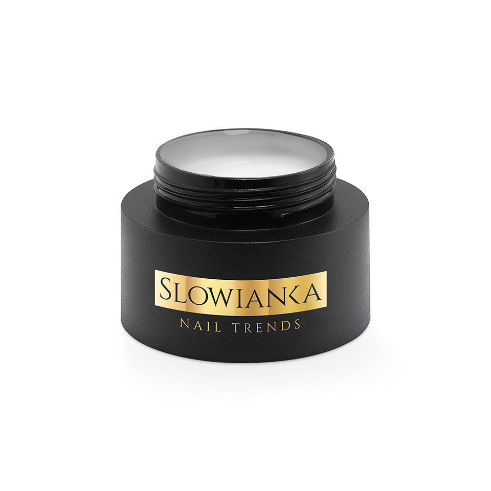 SLOWIANKA Stavební gel MILKY MASCARPONE POLOVIČNÍ POKRÝVKA - ideální tixotropní 50g
