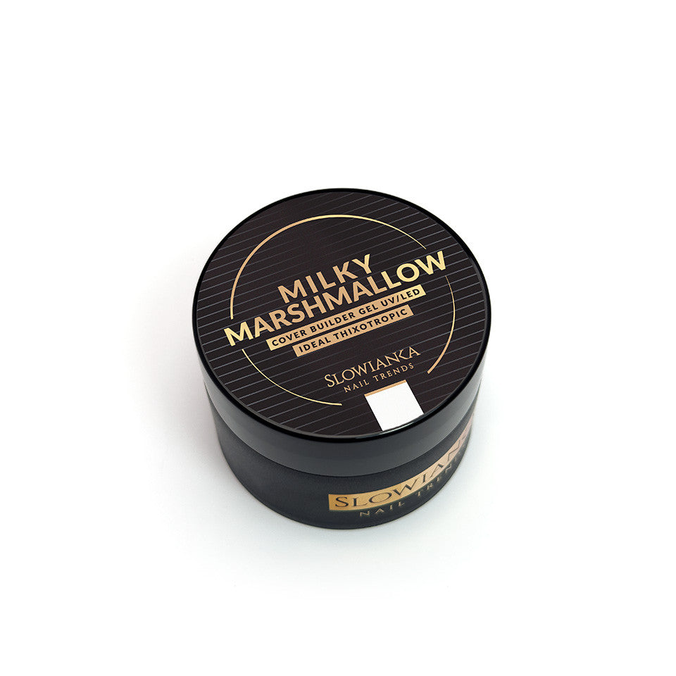 SLOWIANKA Stavební gel MILKY MARSHMALLOW COVER - ideální tixotropní 15g