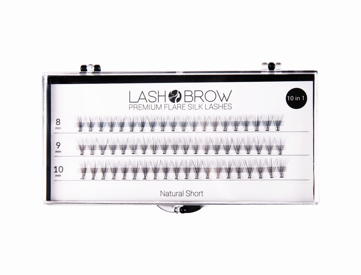 Natural Short PREMIUM FLARE SILK LASHES Flares