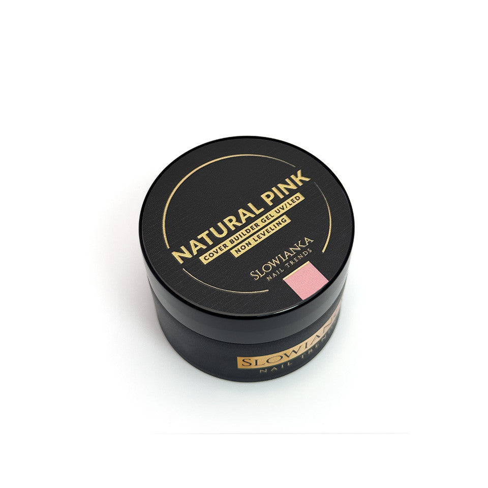 SLOWIANKA NATURAL PINK COVER stavební gel - nevyrovnávací 15g