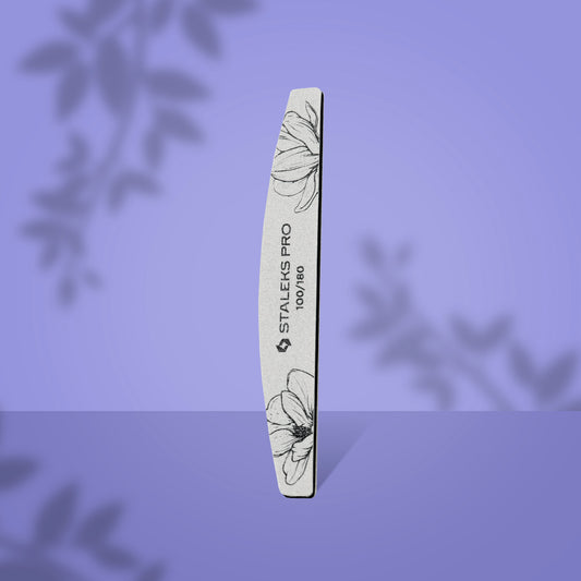 Crescent mineral nail file EXPERT 40 100/180 grit (25 pcs) - STALEKS