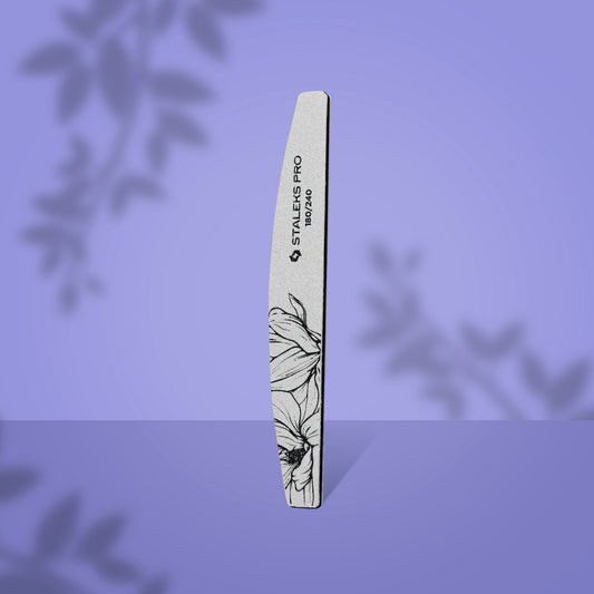Crescent mineral nail file EXPERT 40 180/240 grit (25 pcs) - STALEKS