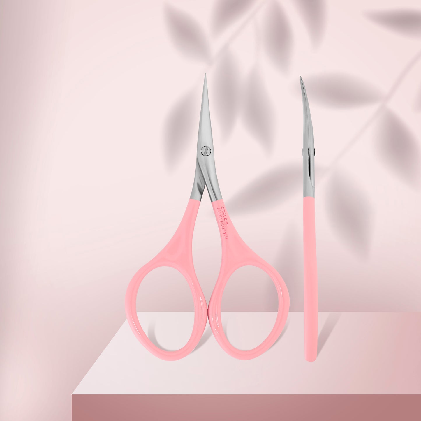 Růžové nůžky na kůžičku BEAUTY & CARE 11 TYP 1 - STALEKS