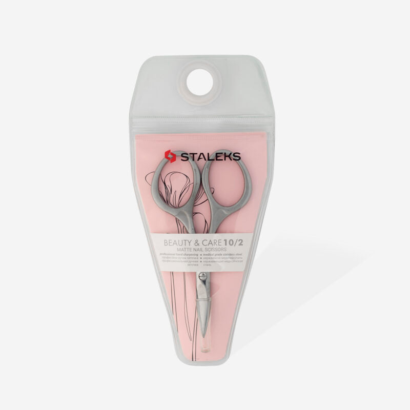 Matte nail scissors BEAUTY & CARE 10 TYPE 2 - STALEKS